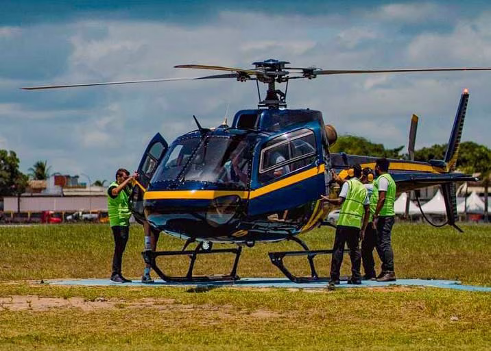 Passeios de Helicóptero em Trancoso - BA