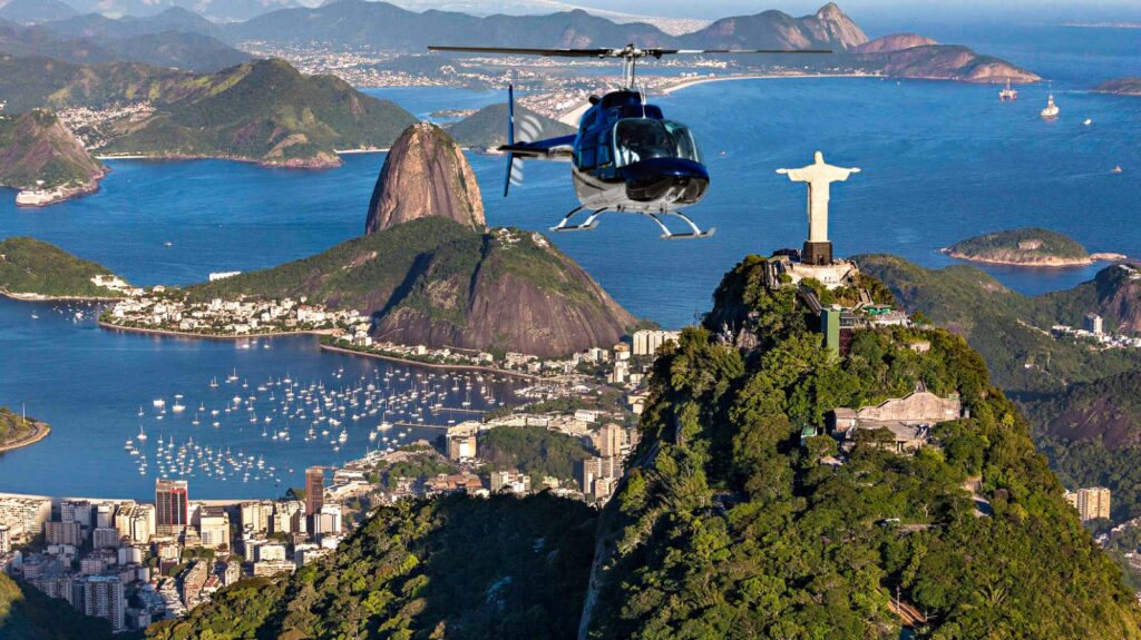 Passeio de Helicóptero RJ - Morro da Urca Pacote 03