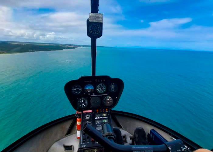 Passeios de Helicóptero em Trancoso - BA