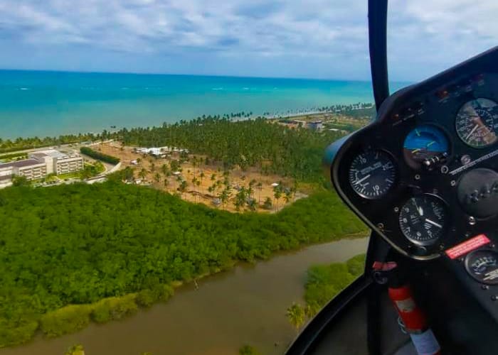 Passeios de Helicóptero em Trancoso - BA