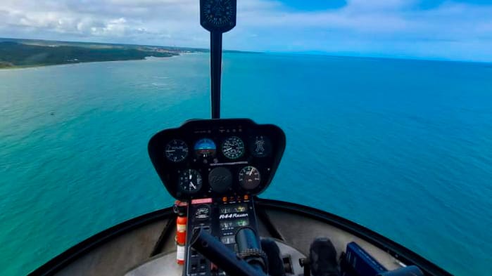 Passeios de Helicóptero em Trancoso - BA