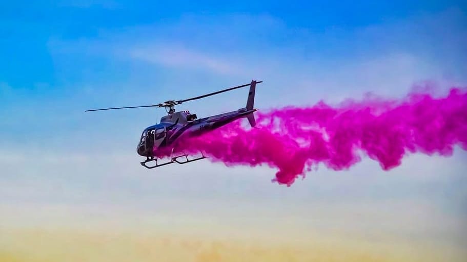 Chá Revelação de Helicóptero em Balneário Camboriú e Região