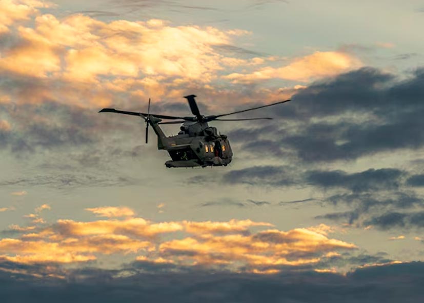 Voar de Helicóptero na Chuva