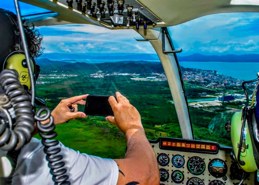 Passeio de Helicóptero em Porto de Galinhas