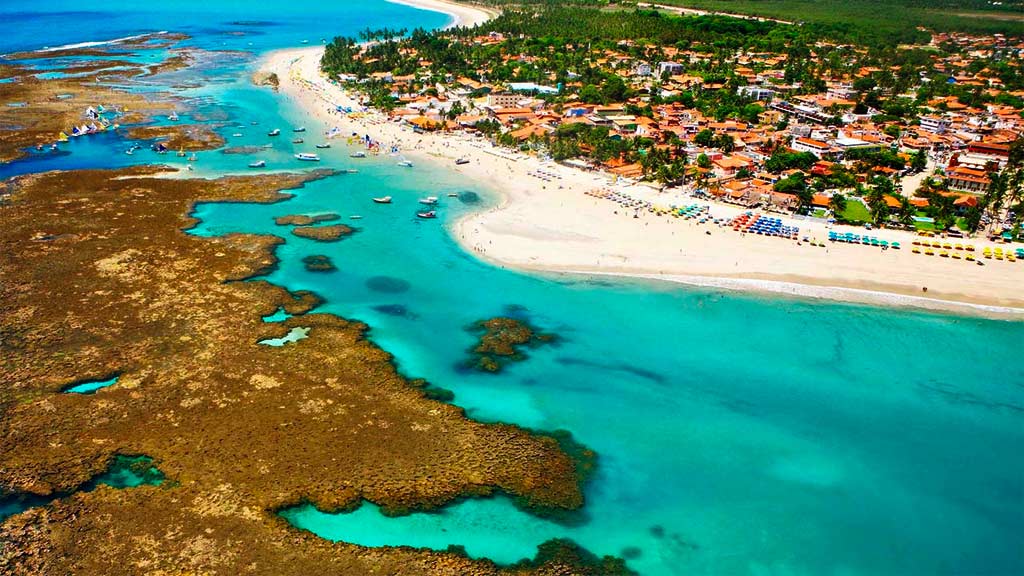 Passeio aéreo em Porto de Galinhas