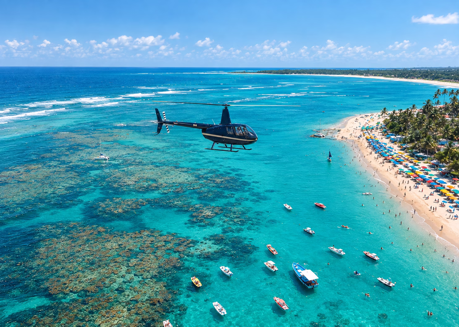 Porto de Galinhas Passeio de Helicóptero