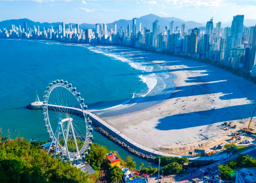 passeio de helicóptero em balneário