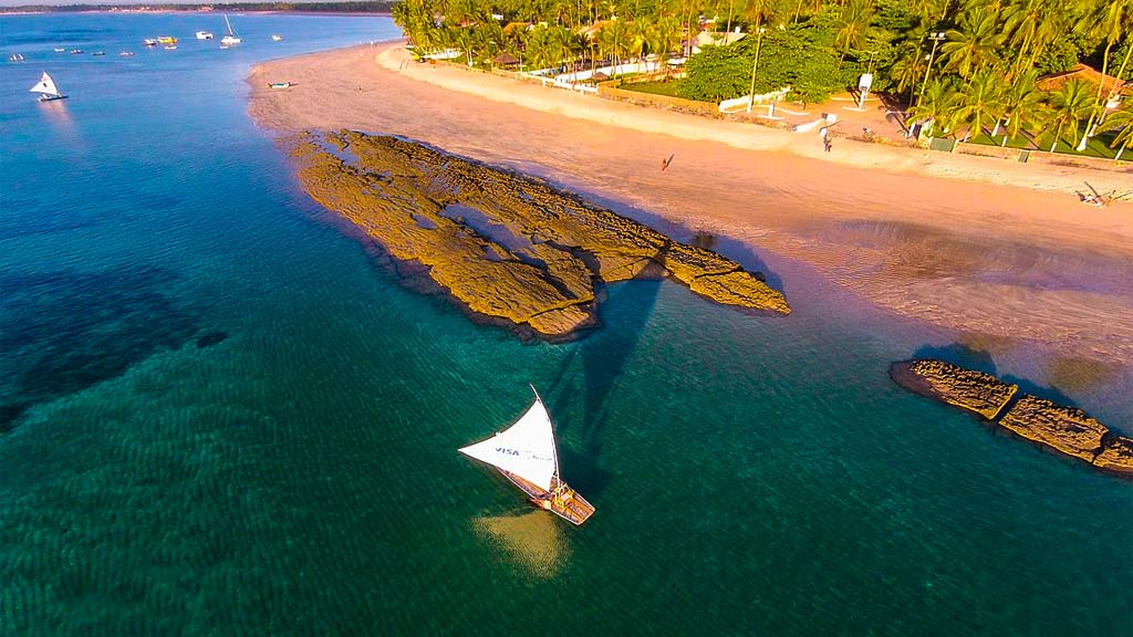 voo panorâmico em Porto de Galinhas