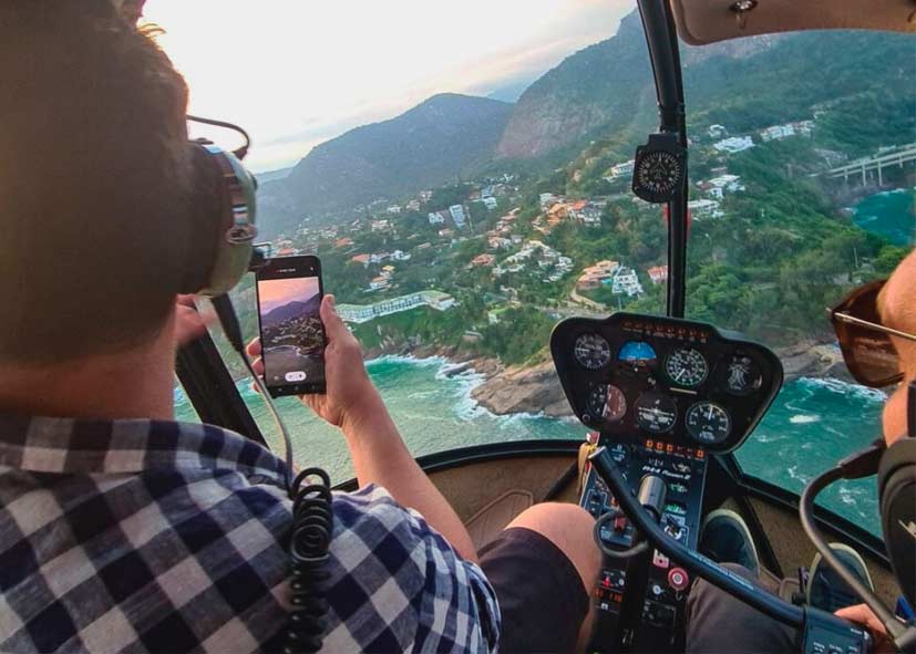 Passeio aéreo em Porto de Galinhas