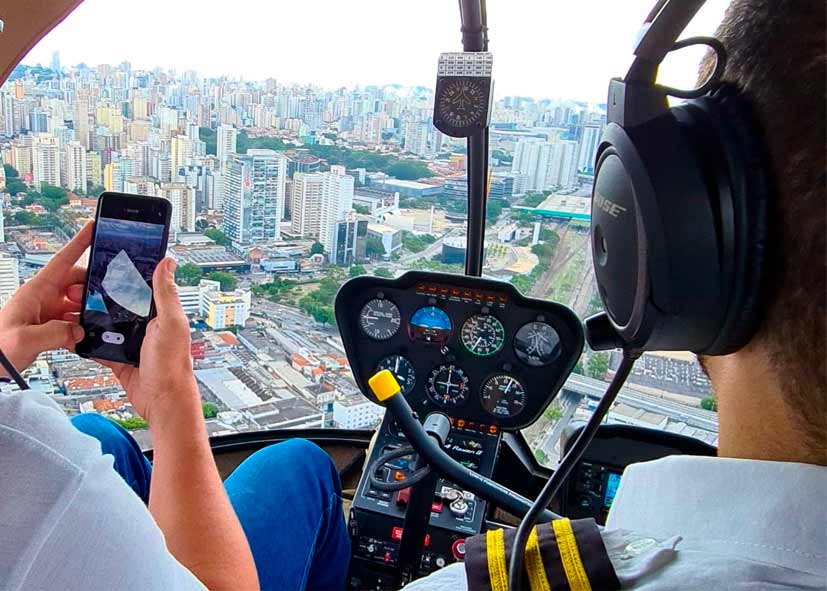 passeio de helicóptero em Trancoso