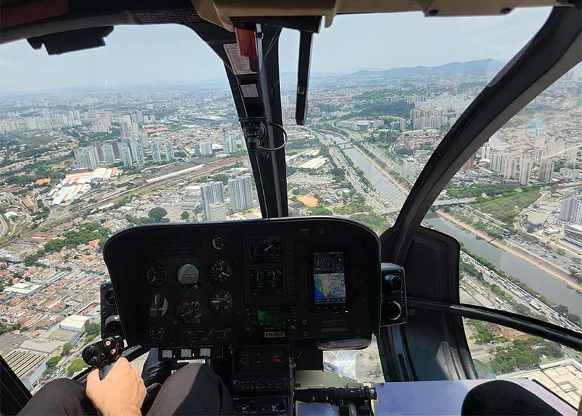 Passeio de helicóptero em Maragogi