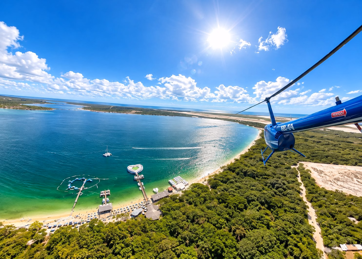 Passeio de Helicóptero em Jericoacoara-CE Pacote 01
