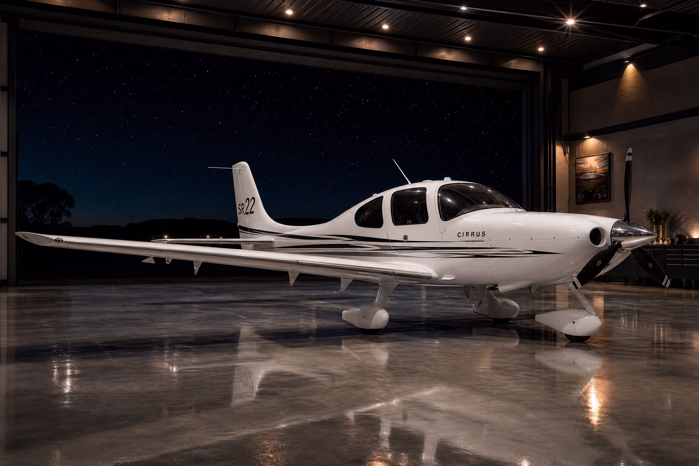 Cirrus SR22 da Embarque Oficial em voo sobre Santa Catarina táxi aéreo Florianópolis para Chapecó